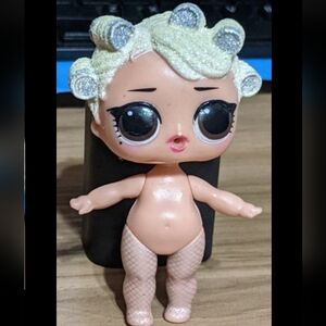 LOL Surprise Style Doll - Blonde Glitter Hair, Black Eyes
